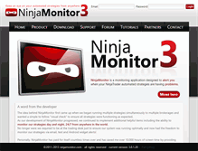 Tablet Screenshot of ninjamonitor.com